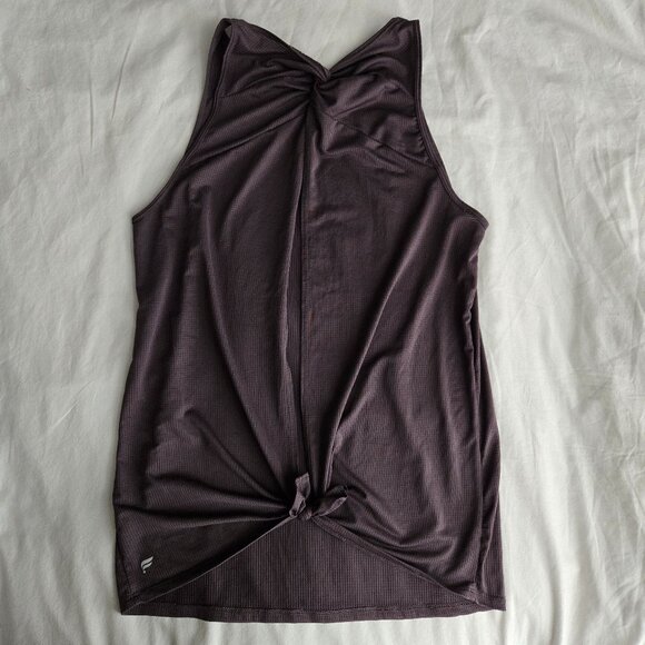Fabletics Cashel Open Back Tank Size M Used Gray - Picture 2 of 6